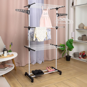 Varal De Chão 3 Andares Dobrável